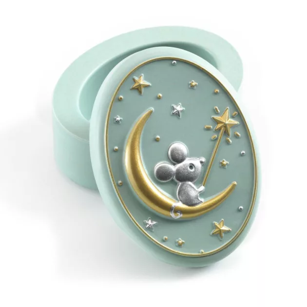 Djeco Little Big room Tejfogtároló doboz Pasztell színekben - Pastel toothbox