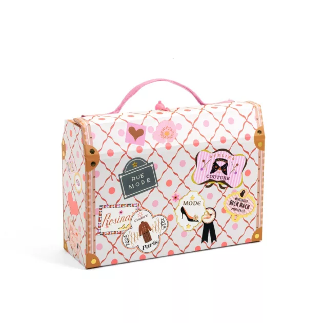 Djeco Irodaszeres bőrönd Tina kisbőröndje - Tinou stationery case