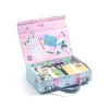 Djeco Irodaszeres bőrönd Marcsi kisbőröndje - Marie stationery case