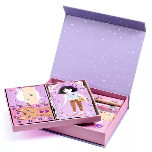 Djeco Lovely Paper Levelező készlet - Lucille correspondence box