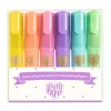 Djeco Lovely Paper Szövegkiemelő mini toll készlet 6 pasztell színben - 6 mini pastel highlighters