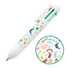 Djeco 6 színű golyóstoll - Tinou rainbow pen (6 colors)