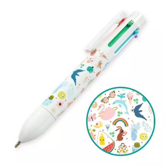 Djeco 6 színű golyóstoll - Tinou rainbow pen (6 colors)