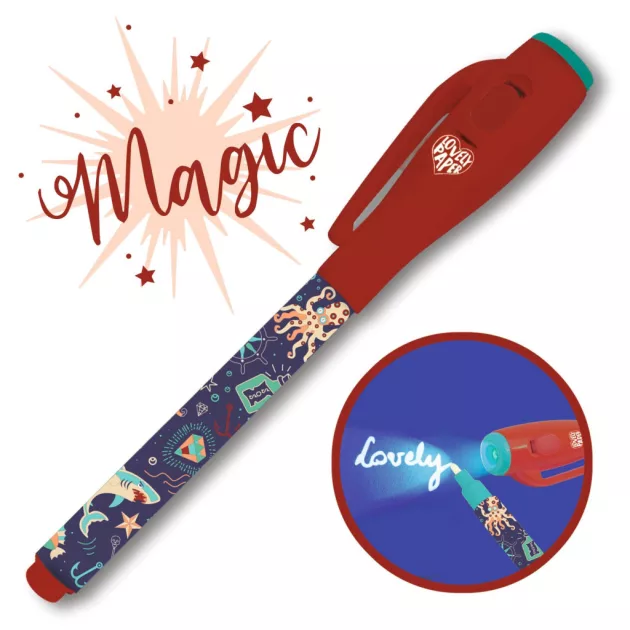 Djeco Lovely Paper Varázstoll Titkos írás - Steve magic pen