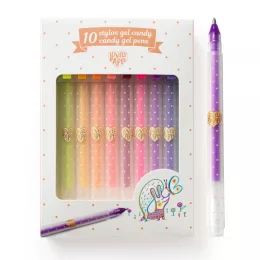   Djeco Lovely Paper Zseléstoll készlet 10 pasztell szín - 10 candy gel pens