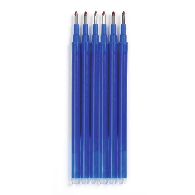 Djeco: Lovely Paper Tollbetét - Kék, 6 db-os - Set of 6 blue refills - medium point