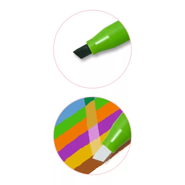 Djeco Mágikus filctolkészlet 6 db színváltó filctoll - Multicolored magic markers