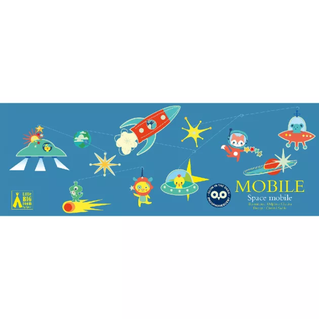 Djeco Szélmobil függődísz Rakéta - Rocket