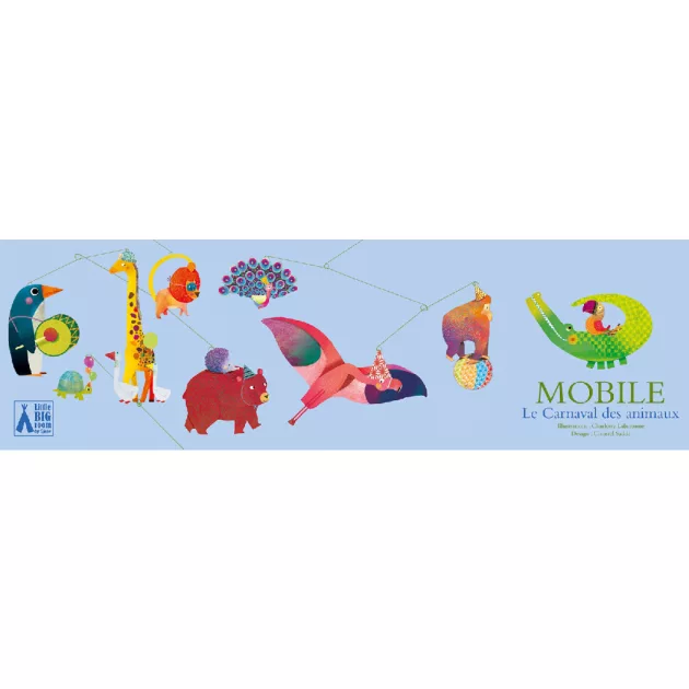 Djeco Szélmobil függődísz Állatok farsangja - Carnival of animals