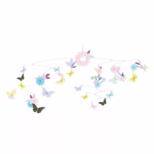 Djeco Szélmobil függődísz Pillangó forgatag - Butterfly twirl