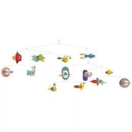   Djeco Little Big room Szélmobil függődísz Űrjárművek - Space vehicles (FSC)