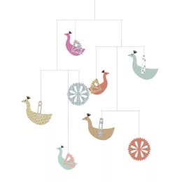   Djeco Little Big room Szélmobil függődísz Pávák - Peacocks (FSC)