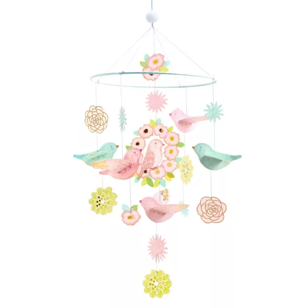 Djeco Little Big room Szélmobil föggődísz Tavaszi madárkák - Spring Birds