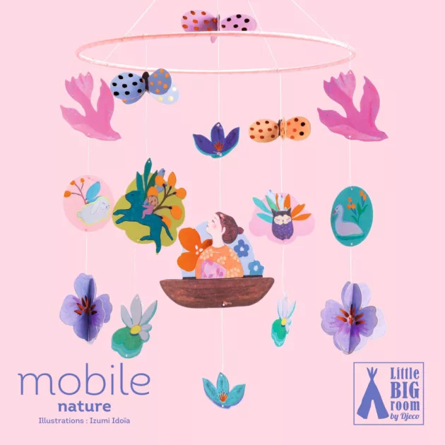 Djeco Little Big room Szélmobil föggődísz Természet - Nature