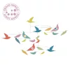 Djeco Szélmobil függődísz Sokszínű madarak Mobile Katsumi - Multicolored birds