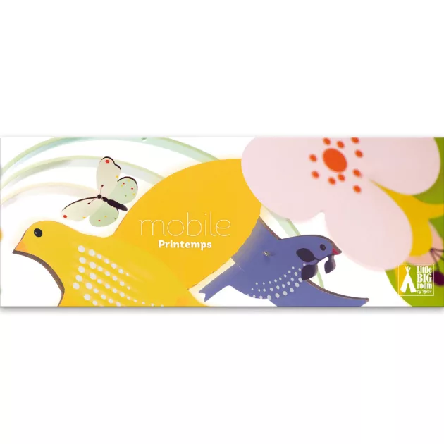 Djeco Little Big room Szélmobil függődísz Tavasz - Spring