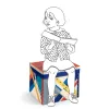 Djeco Játéktároló ülőke Rakéta - Rocket toy box