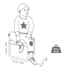 Djeco Little Big room Játéktároló ülőke Csillagok - Stars