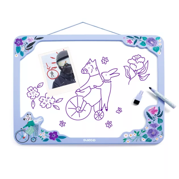 Djeco Little Big room Mágnestábla Zebra illusztációval - Zebra board