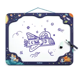   Djeco Little Big room Mágnestábla Űrhajós illusztációval - Space board