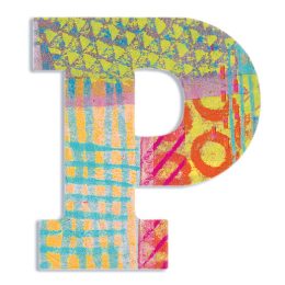 Djeco Little Big room Dekorbetű - P - Peacock letter