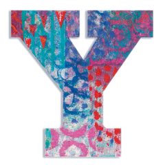 Djeco Little Big room Dekorbetű - Y -  Peacock letter