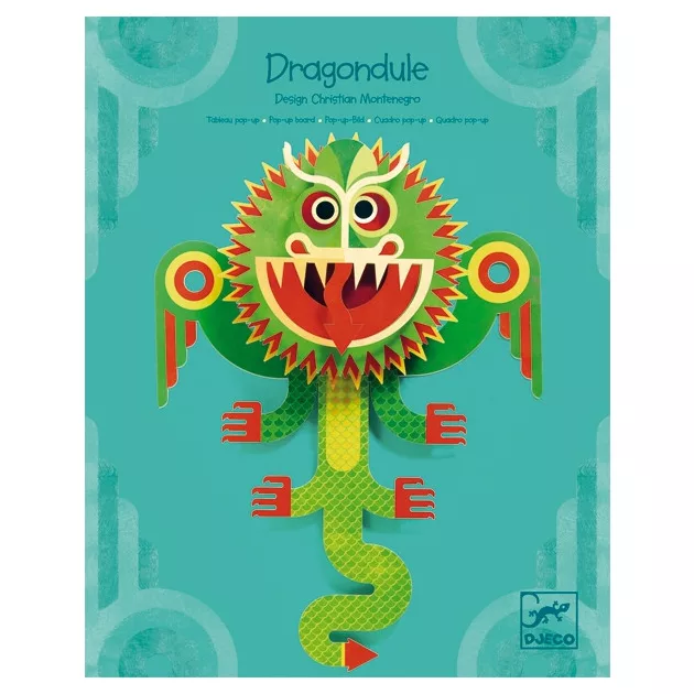 Djeco Little Big room 3D-s faldekoráció Sárkány - Dragon