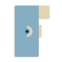 Djeco Állatdekor betű - F