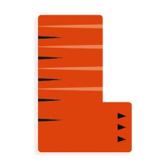 Djeco Állatdekor betű - L 