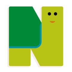 Djeco Állatdekor betű - N