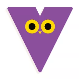 Djeco Állatdekor betű - V