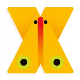 Djeco Állatdekor betű - X 