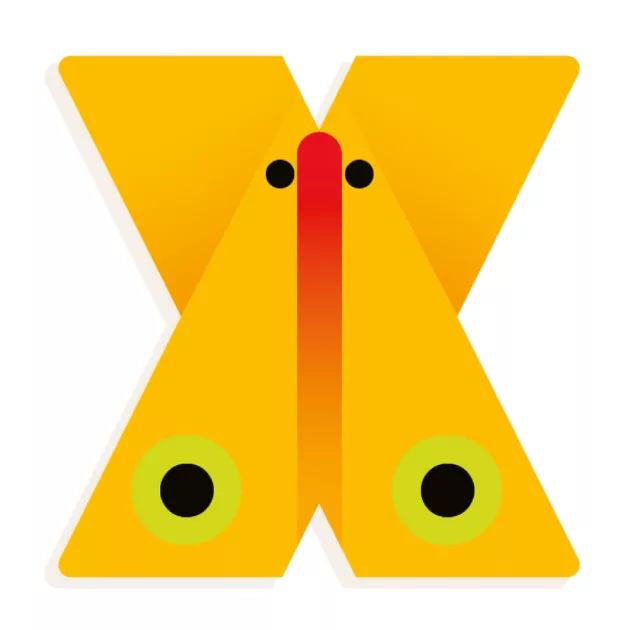 Djeco Állatdekor betű - X 