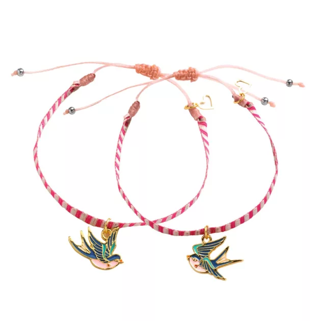 Djeco Design by Ékszerkészítő készlet Páros madarak - Bird Ribbons