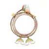 Djeco Design by Ékszerkészítő készlet Páros szivárványok - Rainbow Kumihimo