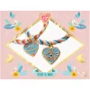 Djeco Design by Ékszerkészítő készlet Páros baráti szívek - Friendships and Hearts