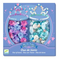   Djeco Ékszerkészítő készlet Páros tiara kék - Duo of tiaras Blue