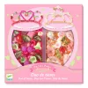 Djeco Ékszerkészítő készlet Páros tiara pink - Duo of tiaras Pink