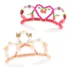 Djeco Ékszerkészítő készlet Páros tiara pink - Duo of tiaras Pink
