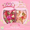 Djeco Ékszerkészítő készlet Páros tiara pink - Duo of tiaras Pink