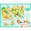 Djeco Matricázós sztorik 3D Élet vidéken - Lift-up stickers - Farm