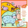 Djeco Design by Meglepetés adagoló színező Tanya - Coloring dispenser Farm