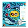 Djeco Design by Meglepetés adagoló színező Óceán - Coloring dispenser Ocean