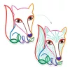 Djeco Design by Meglepetés színező Erdei barátok - Forest Friends