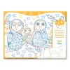 Djeco Meglepetés színező Erdei állatok - Woodland families