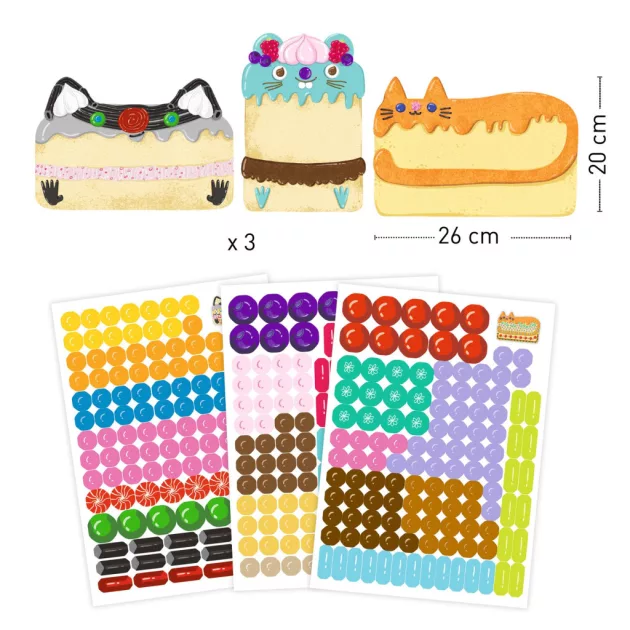 Djeco Design by Kollázs műhely Édességek - Cakes and sweets