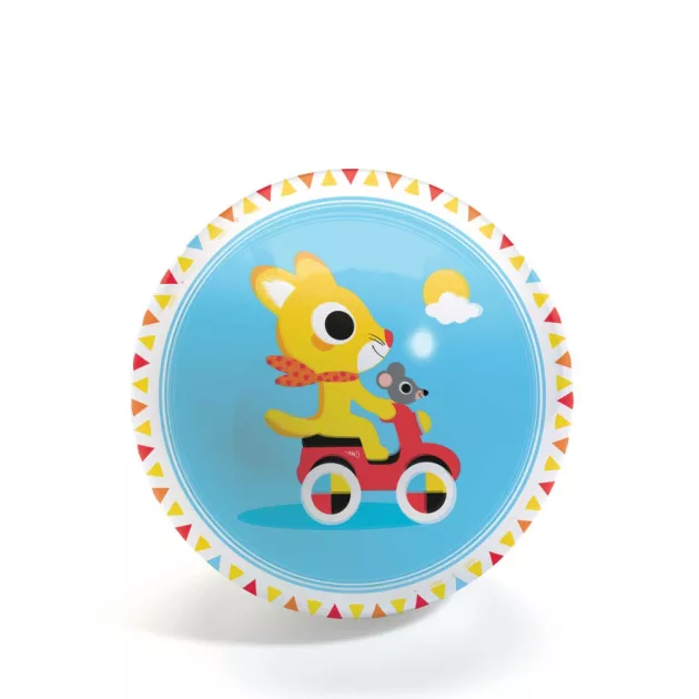 Djeco Gumilabda ∅ 12 cm Bájos verseny - Cute race Ball