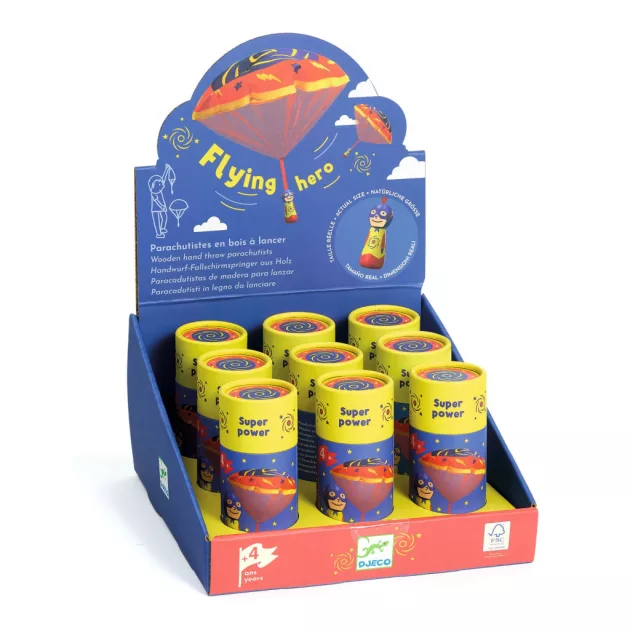 Djeco Ügyességi játék Repülő hős - Flying hero Super Power