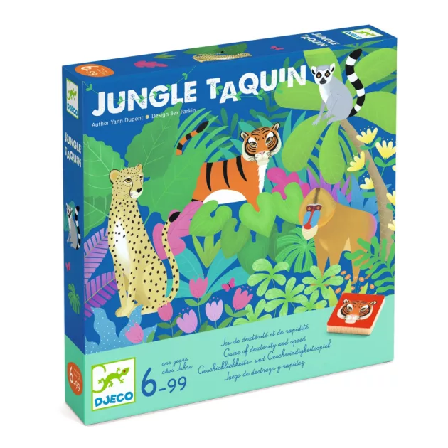 Djeco Társasjáték Csibészke - Jungle Taquin