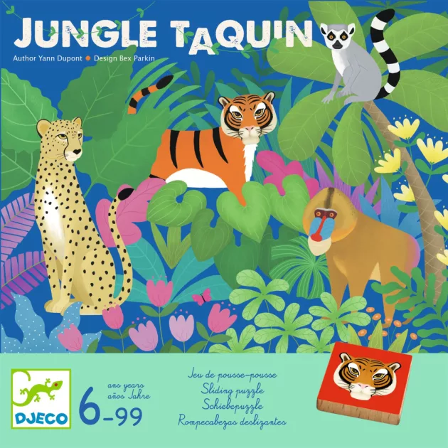 Djeco Társasjáték Csibészke - Jungle Taquin